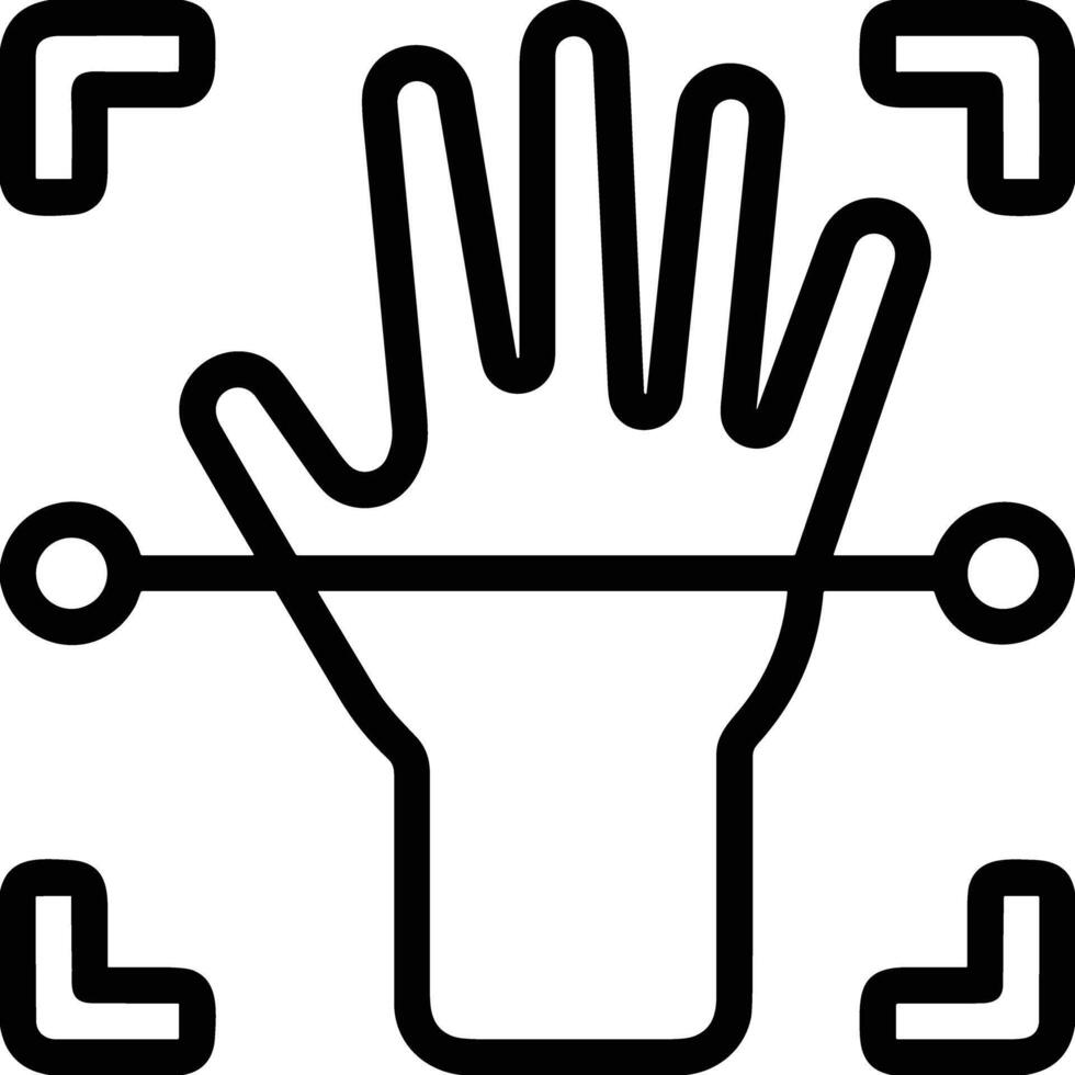 Hand icon symbol image illustration vector