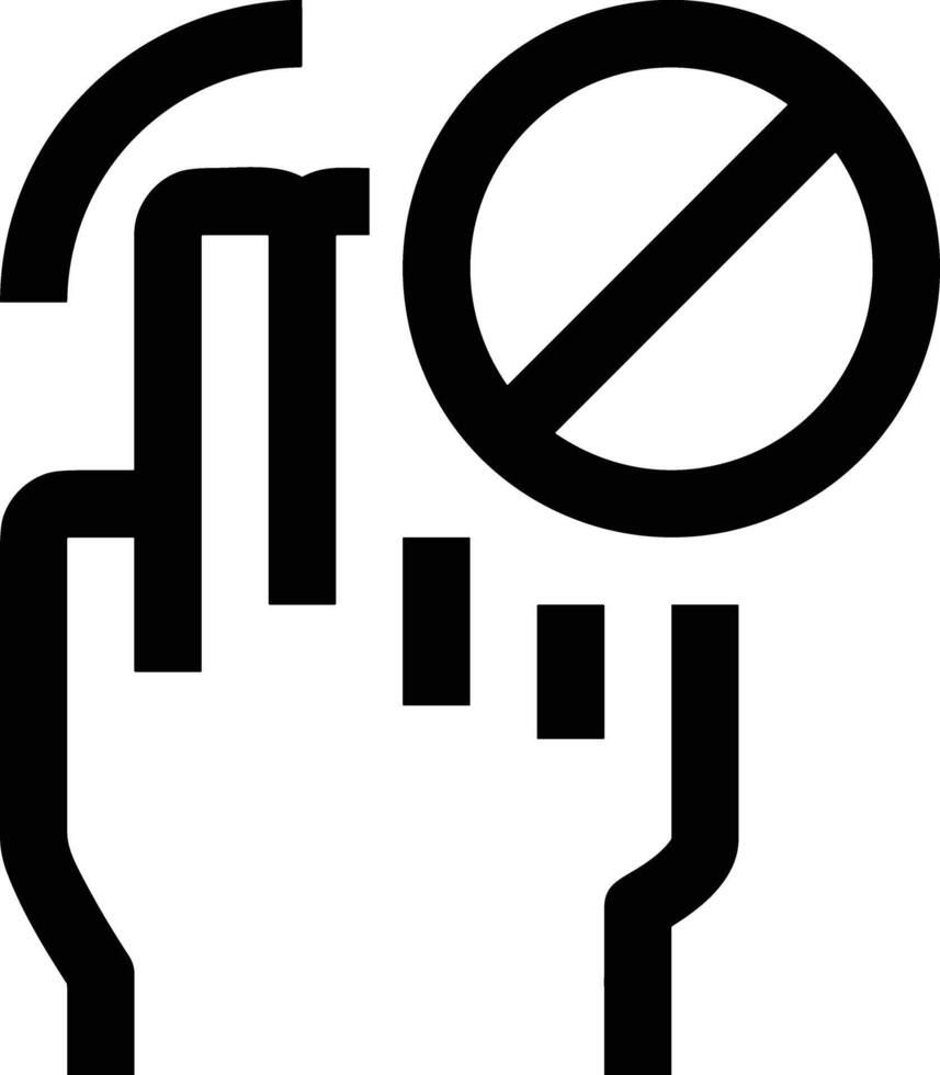 Hand icon symbol image illustration vector