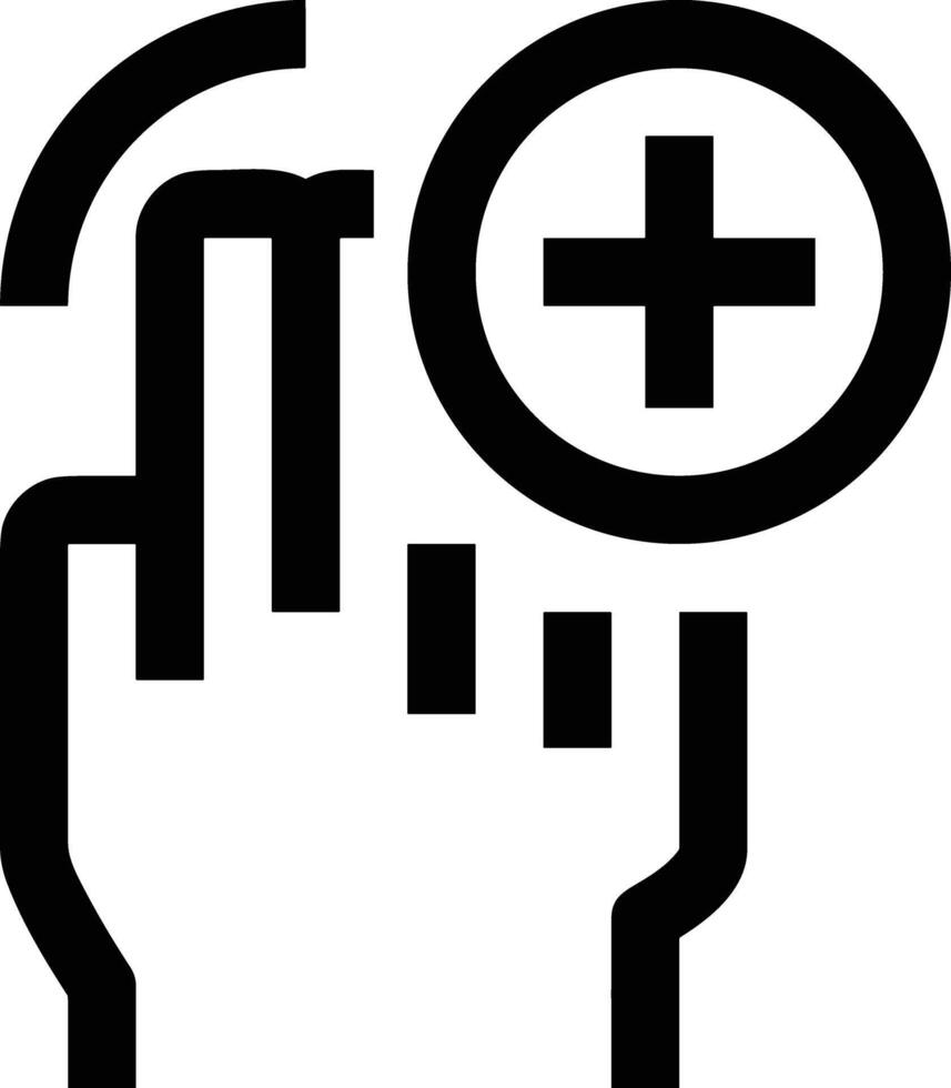 Hand icon symbol image illustration vector