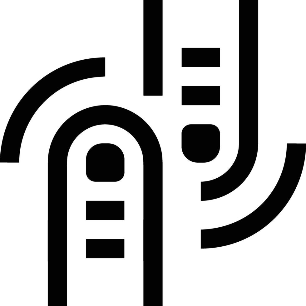 Hand icon symbol image illustration vector