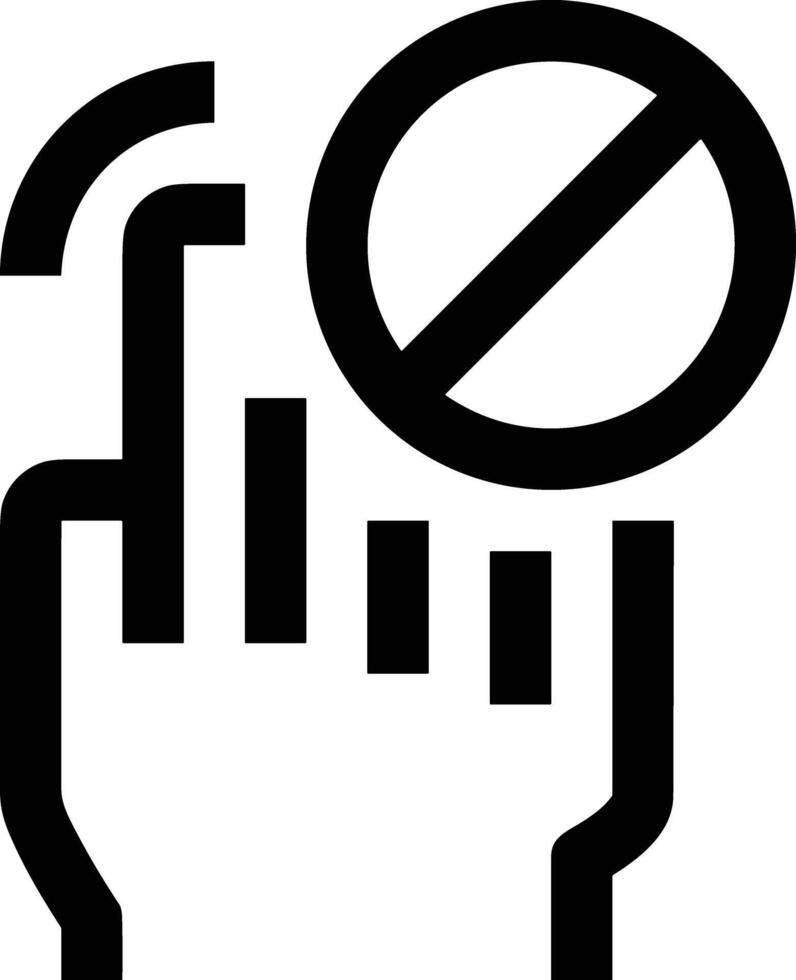 Hand icon symbol image illustration vector