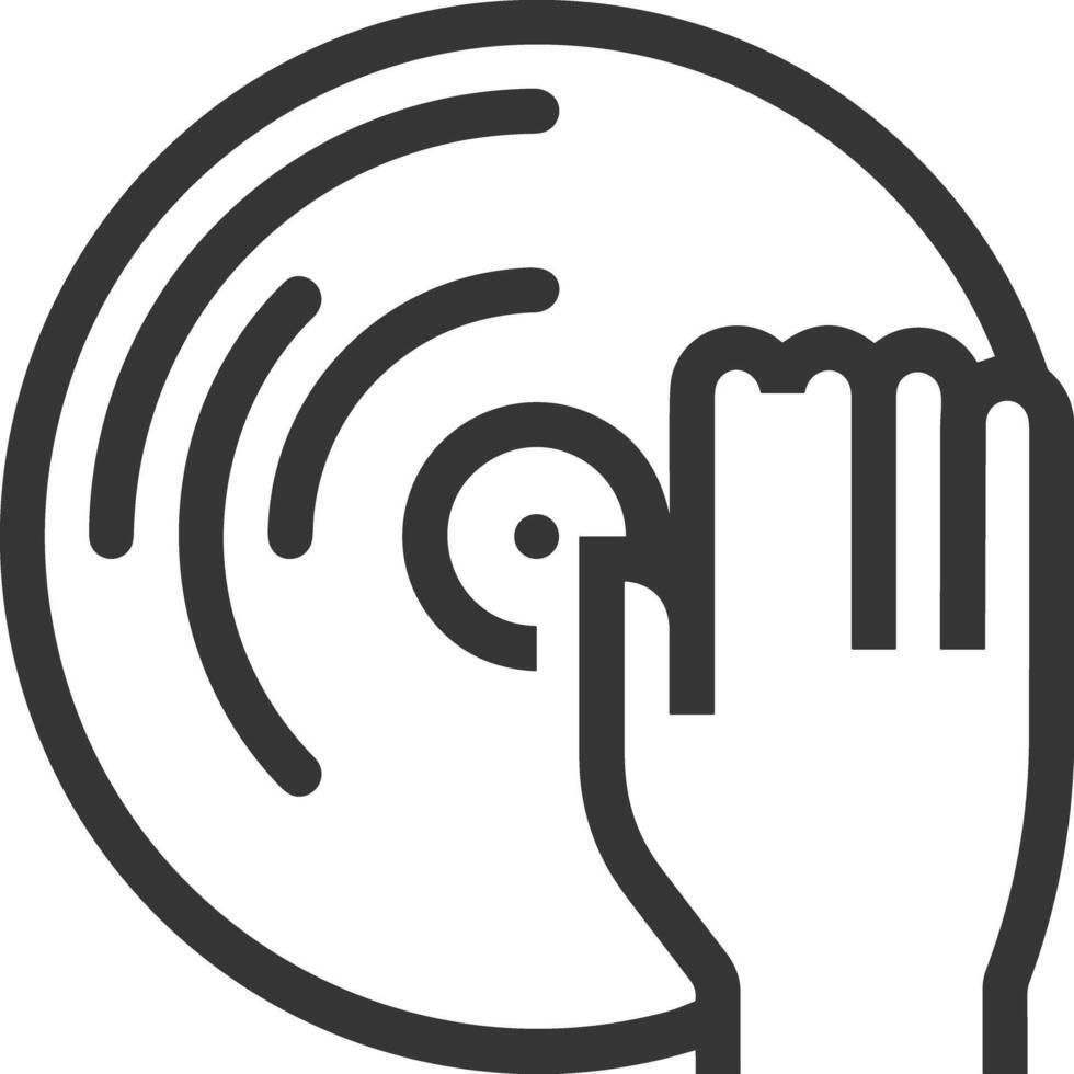Hand icon symbol image illustration vector