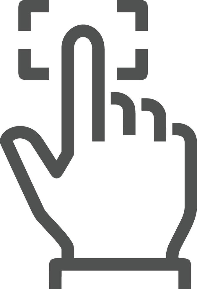 Hand icon symbol image illustration vector