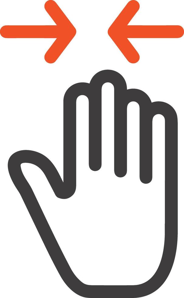 Hand icon symbol image illustration vector