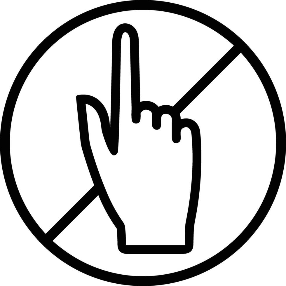 Hand icon symbol image illustration vector