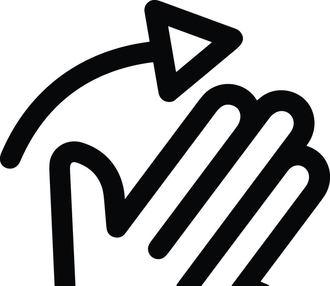 Hand icon symbol image illustration vector