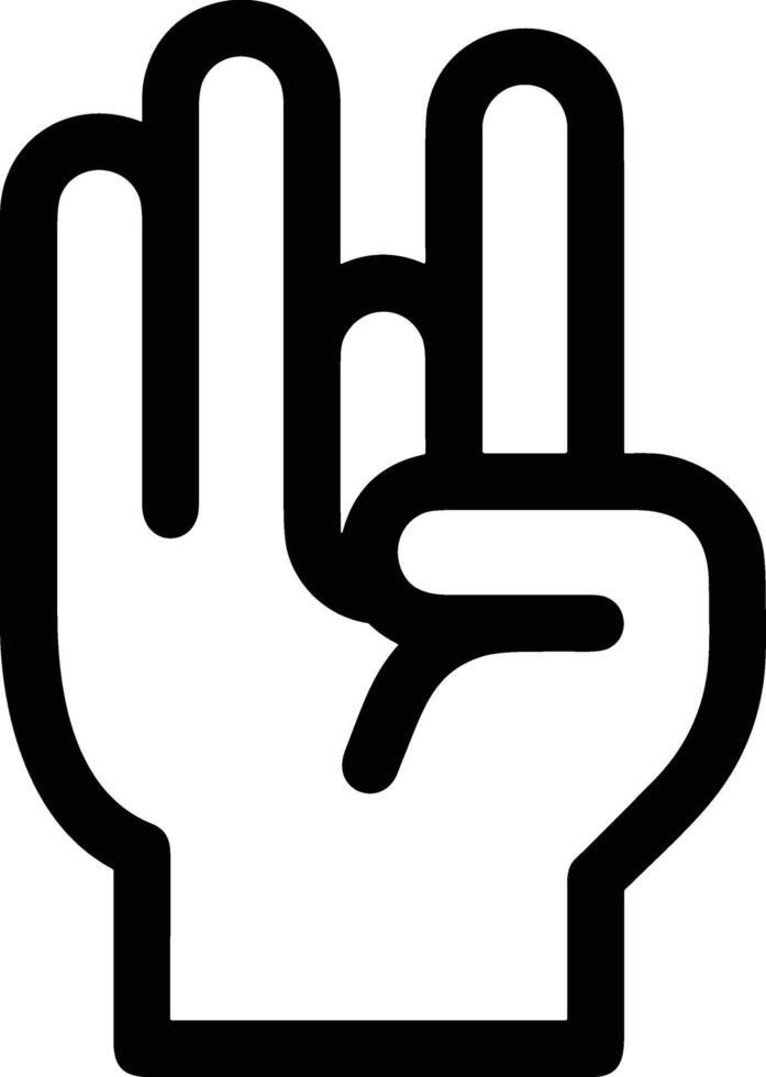 Hand icon symbol image illustration vector