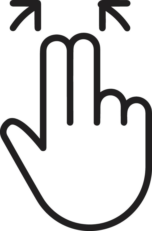 Hand icon symbol image illustration vector