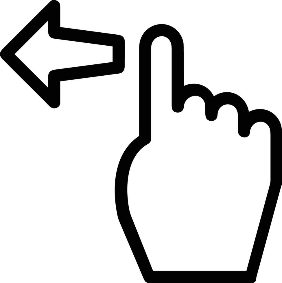 Hand icon symbol image illustration vector