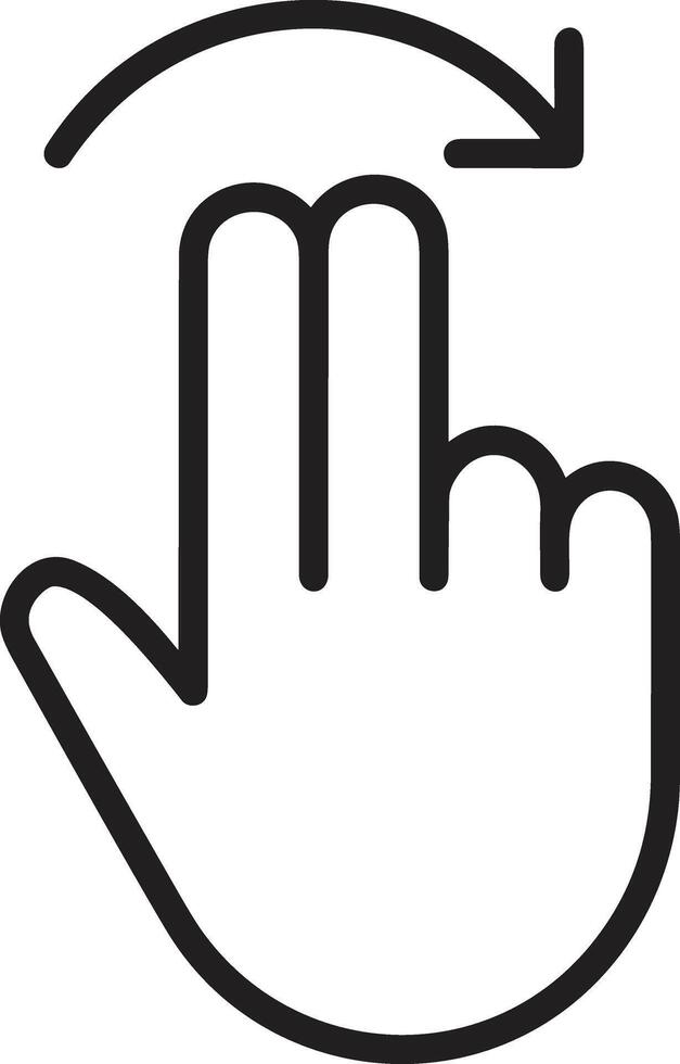 Hand icon symbol image illustration vector