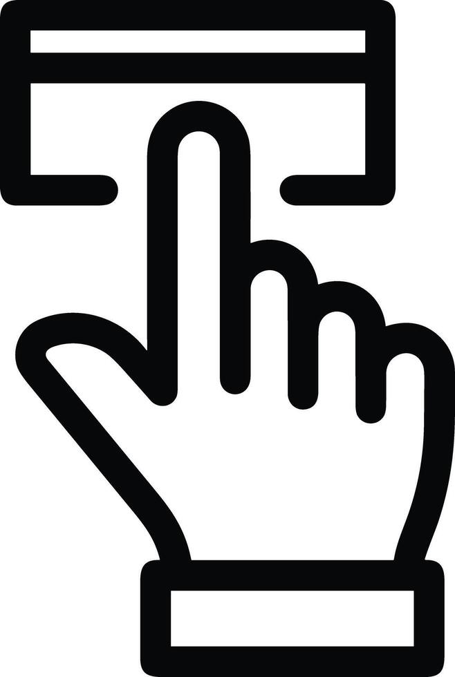Hand icon symbol image illustration vector