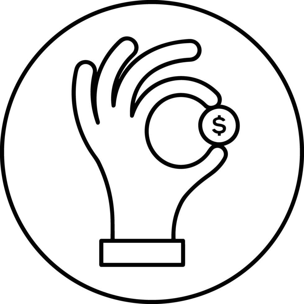 Hand icon symbol image illustration vector