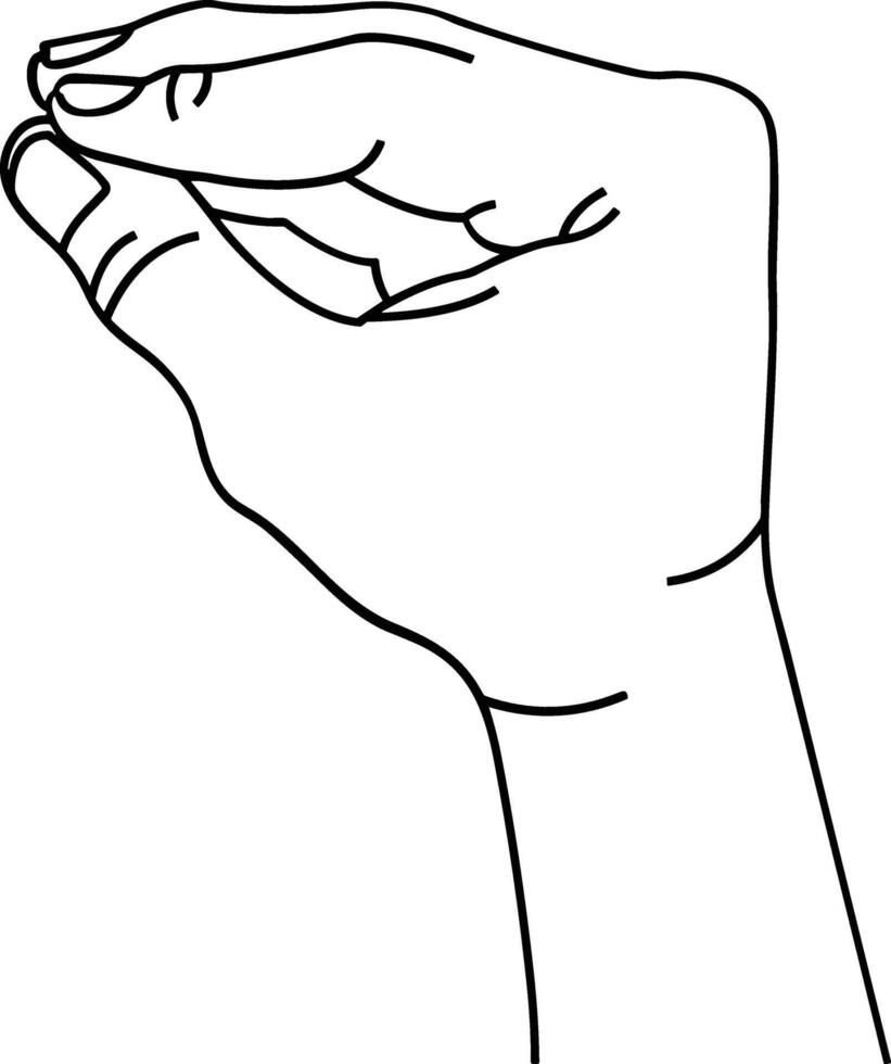 Hand icon symbol image illustration vector