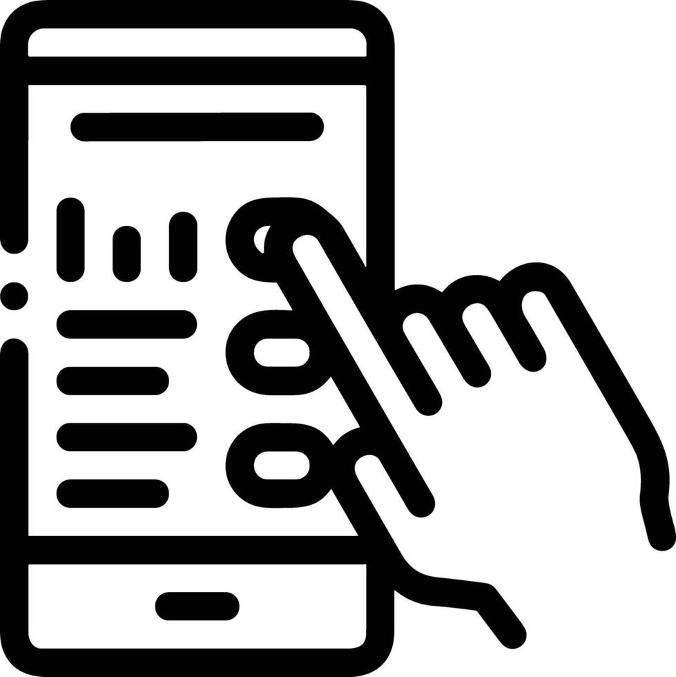 Hand icon symbol image illustration vector