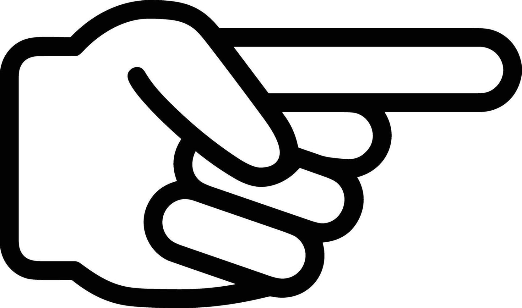 Hand icon symbol image illustration vector