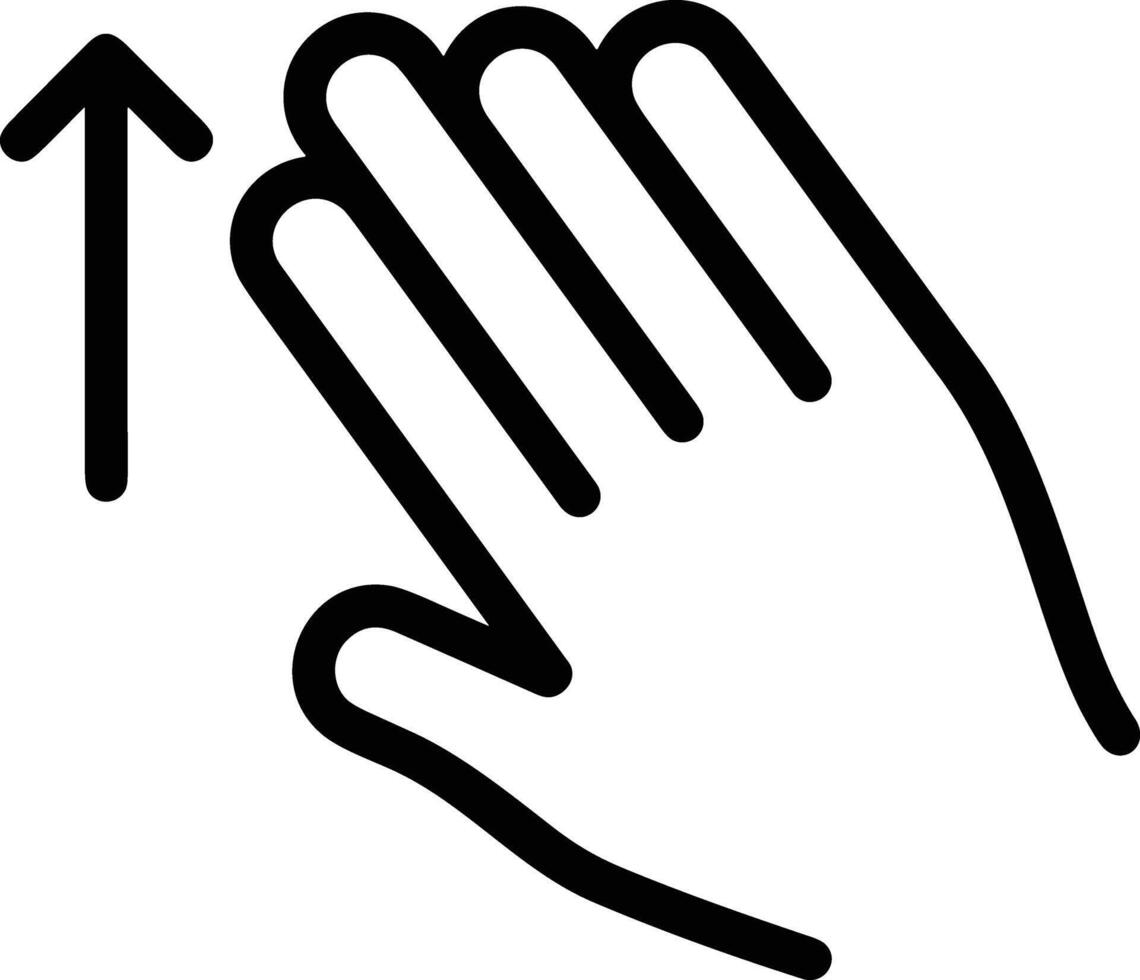 Hand icon symbol image illustration vector