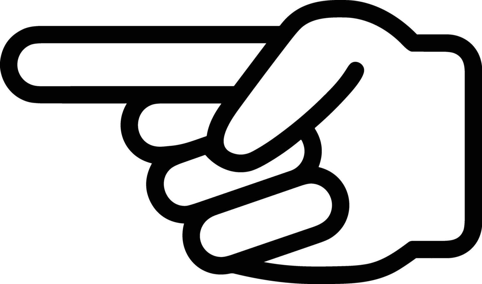 Hand icon symbol image illustration vector