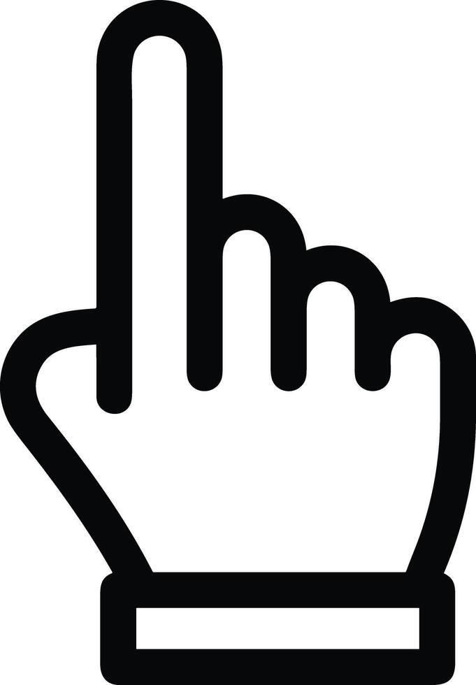 Hand icon symbol image illustration vector