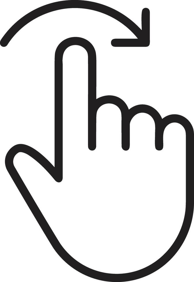 Hand icon symbol image illustration vector
