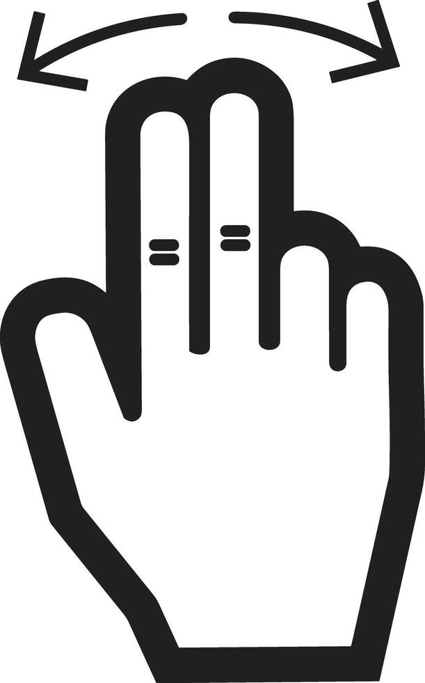 Hand icon symbol image illustration vector