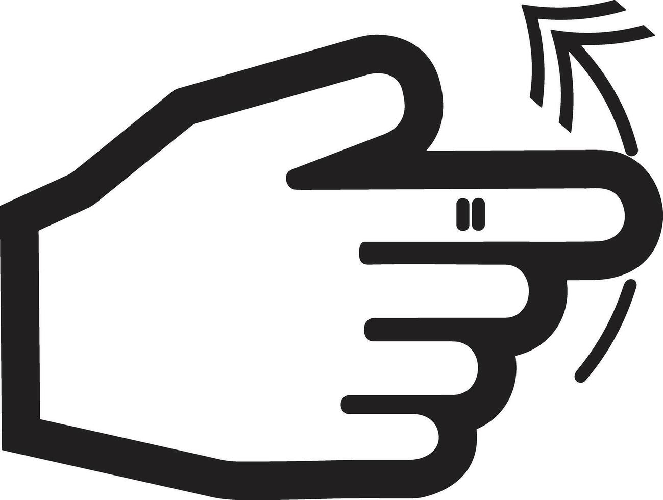 Hand icon symbol image illustration vector