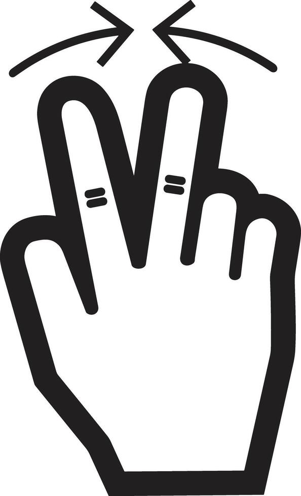 mano icono símbolo imagen ilustración vector