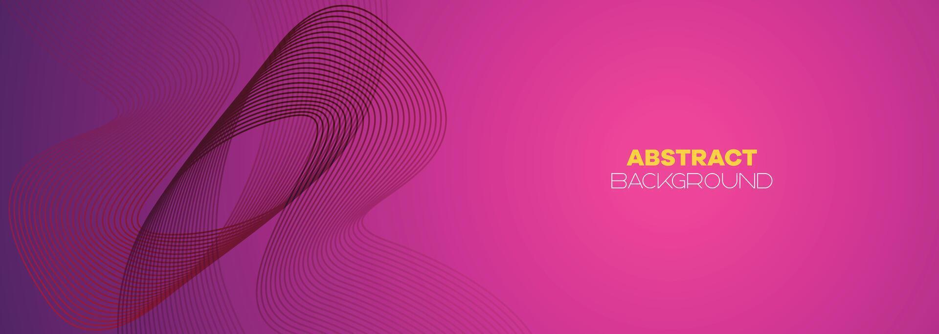 Abstract pink, purple and violet gradient wave line web background. Orange, red smooth element swoosh speed wave modern stream background for banner, wallpaper, brochure, booklet vector