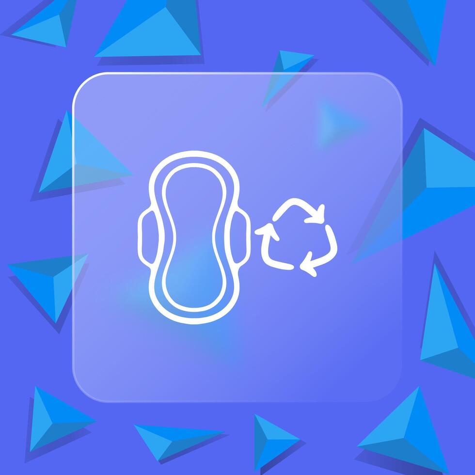 Set of recycling icons. Waste management symbols, eco-friendly concepts, recycling bins. Sustainable materials concept. Glassmorphism style. line icon for Business vector