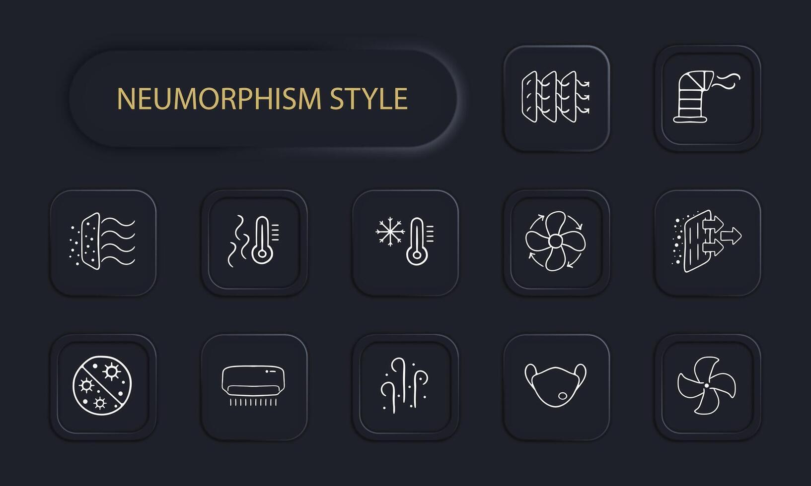 COVID-19 virus protection icon set. Mask, hand sanitizer, social distancing, disinfection. Vaccination concept. Neomorphism style. line icon for Business vector