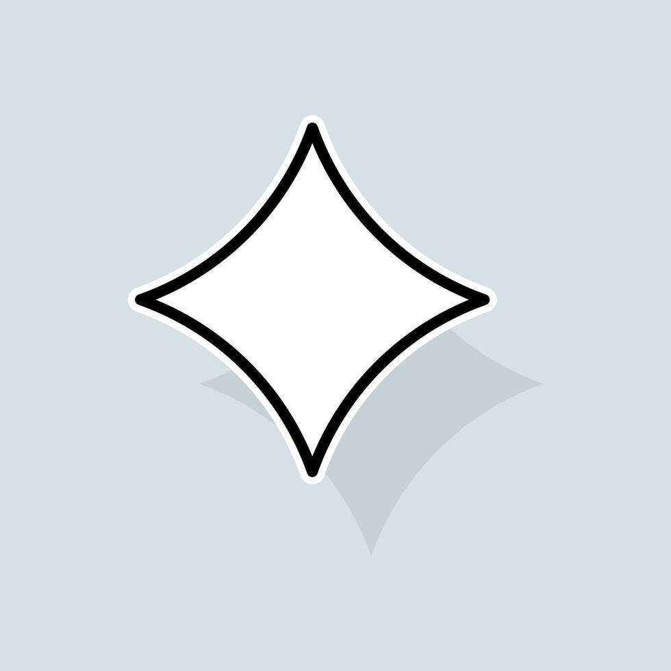 Stars with shine line icon. Liked, rating, favorites, new year, christmas, rate the service, like, dislike, pie chart, stars. Feedback concept. sticker line icon on white background vector