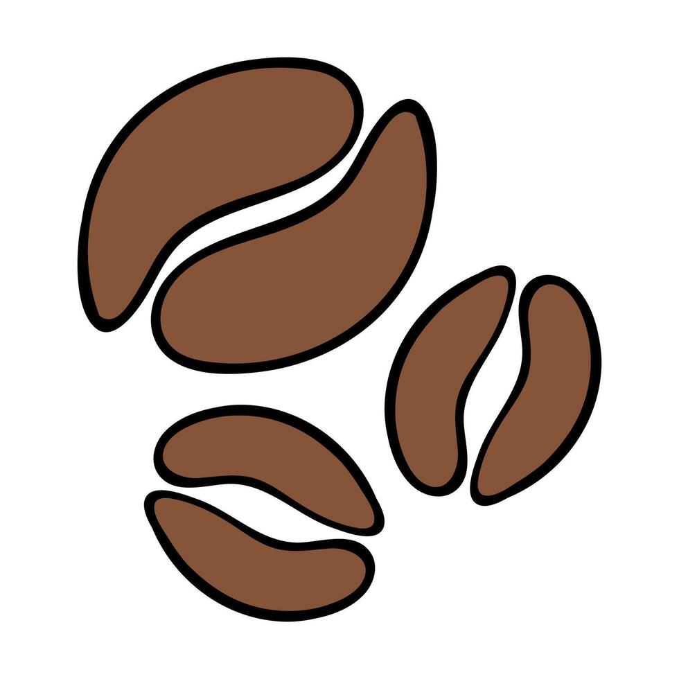 Coffee beans line icon. Morning, caffeine, latte, smell, cream, mug, Brazil, cocoa, drink, Arabica, Turkish, energy, espresso, strong. icon for business and advertising vector