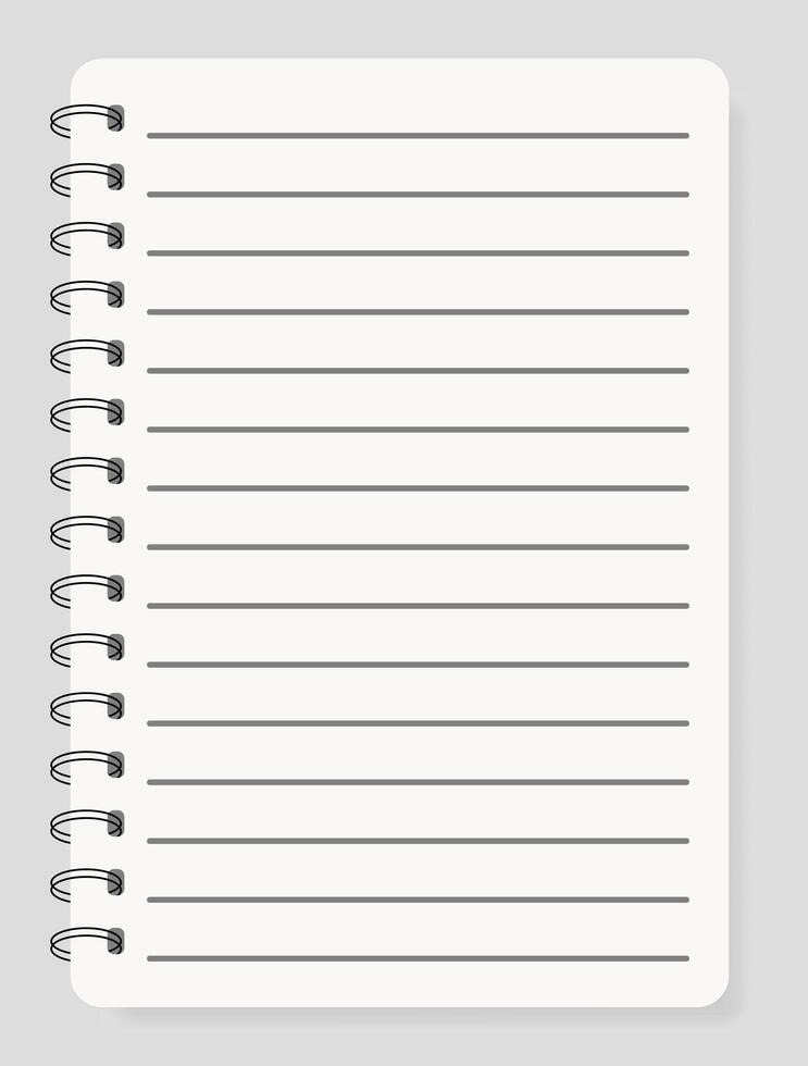 Realistic notepad line icon. Writing, pen, notebook, sheet, pencil, square, drawing, note, notebook, diary. icon for business and advertising vector