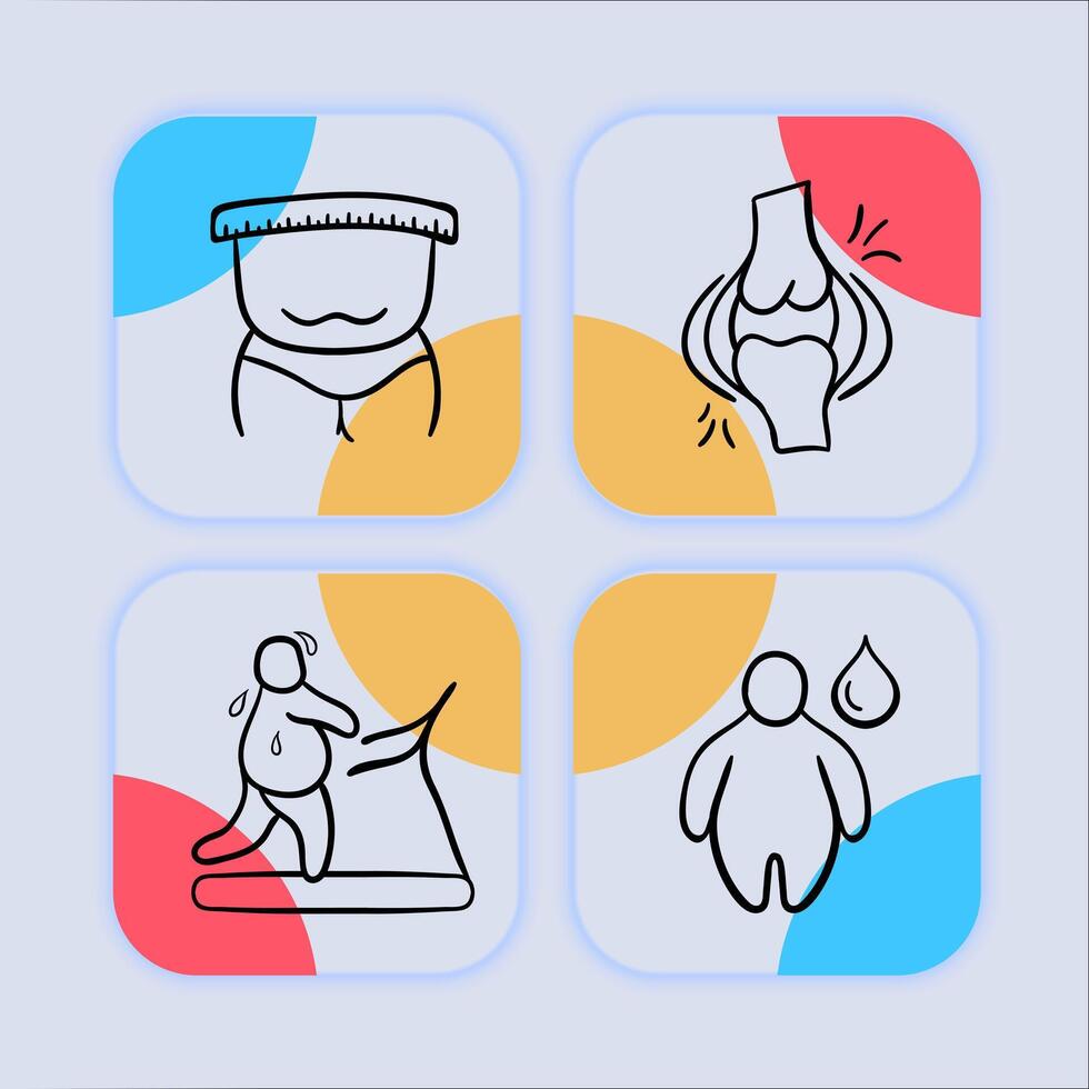 Fat burning diet line icon. Running, cardio training, sweat, overweight, scales, weight loss. Neomorphism style. line icon vector