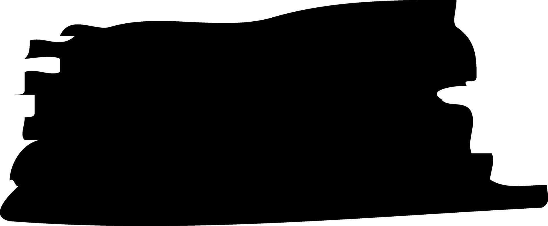 ink brush strokes Inscriptions grunge Black paint Dirty element vector