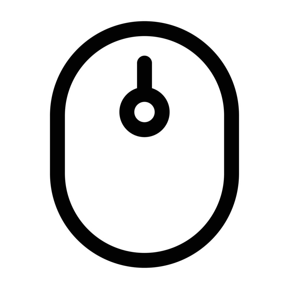 Simple Mouse icon. The icon can be used for websites, print templates, presentation templates, illustrations, etc vector