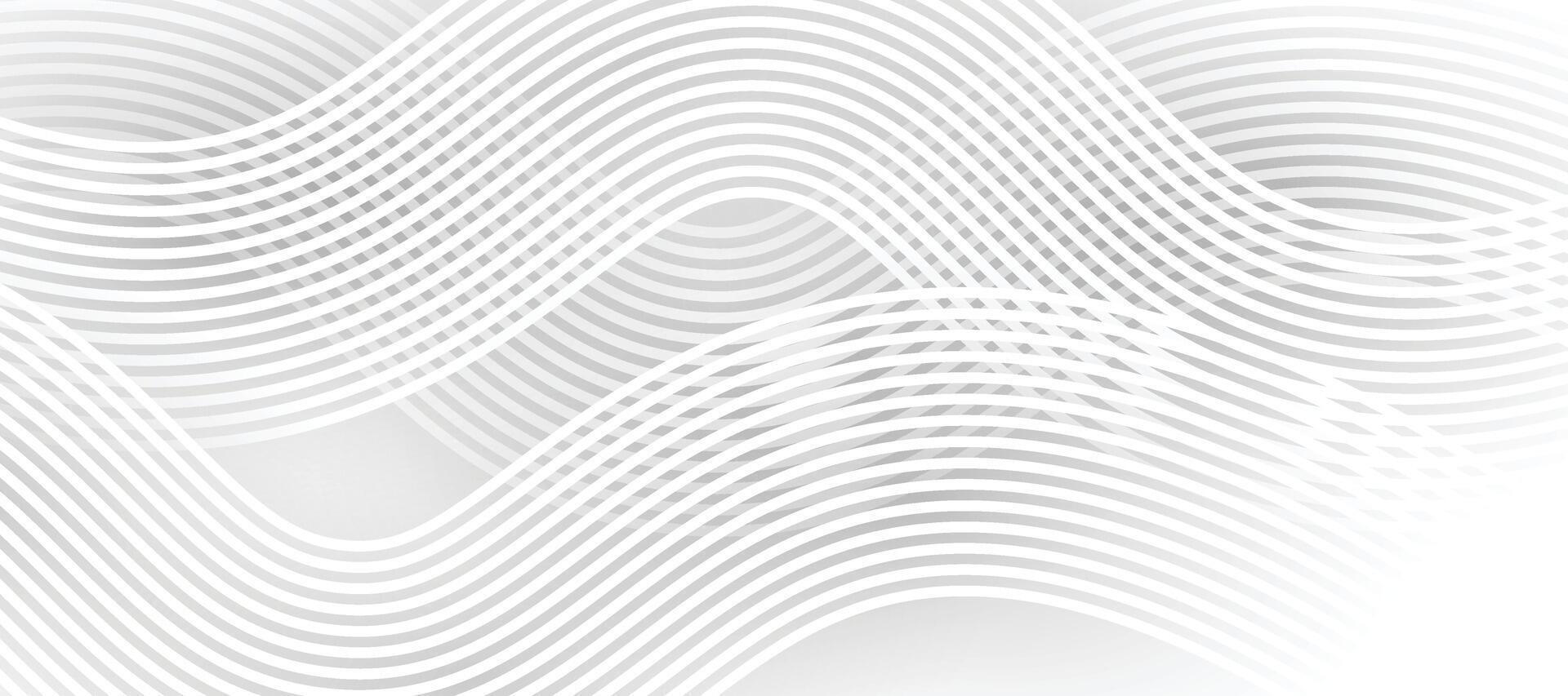modern wave curve abstract background. paper cut background. white abstract background vector