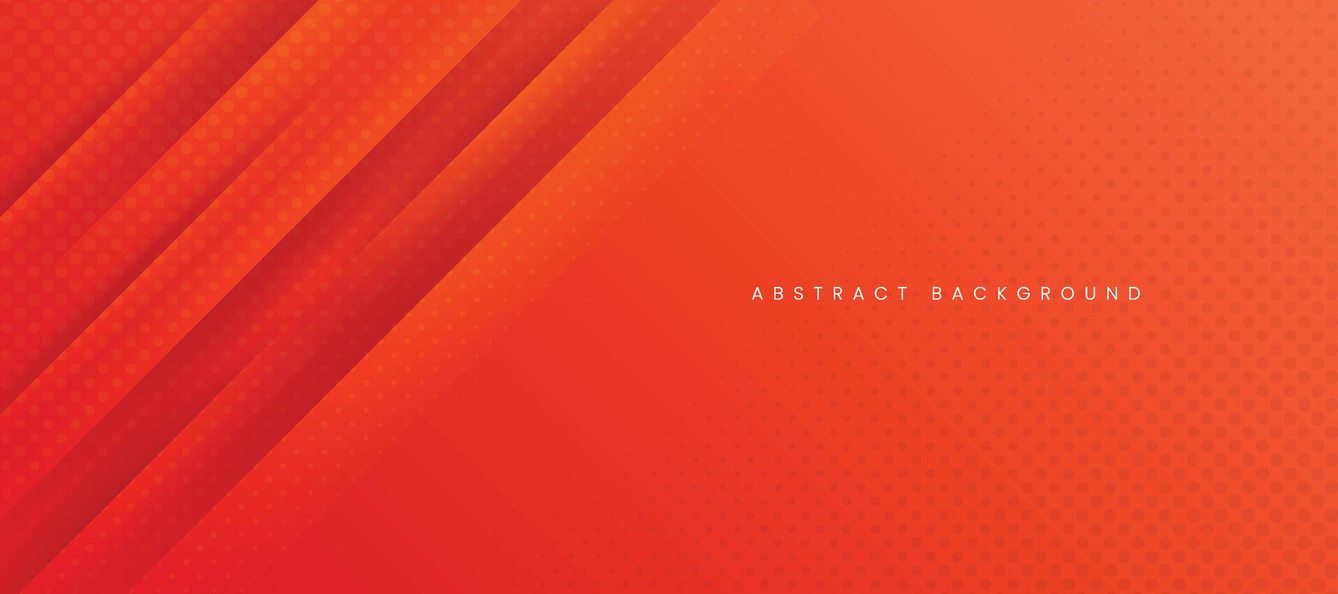 Abstract gradient orange background with diagonal lines and halftones. vector