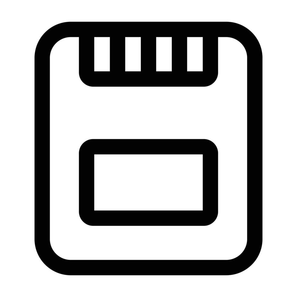 Simple Ssd icon. The icon can be used for websites, print templates, presentation templates, illustrations, etc vector