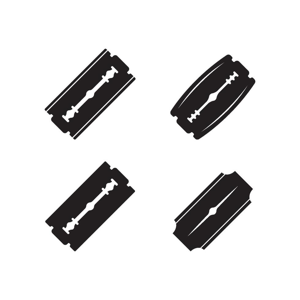 Razor blade icon vector