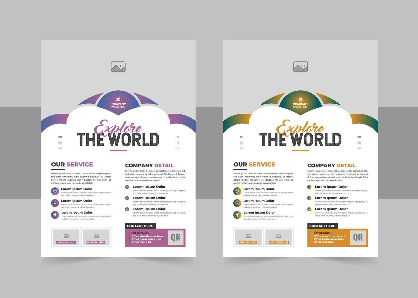 Tour and Travel flyer. travel flyer. tour and travel flyer or Brochure Template Business concept. Flyer design for Tour and Travel Business concept vector