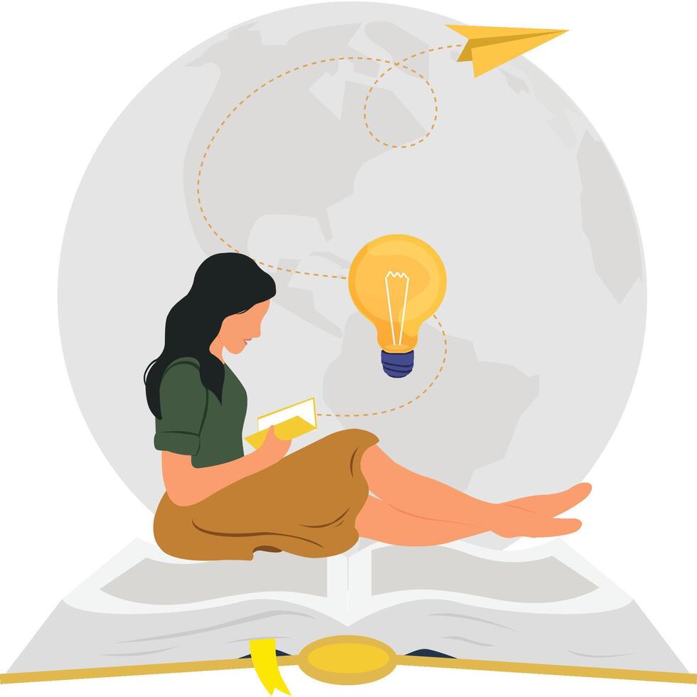 generating idea from book vector