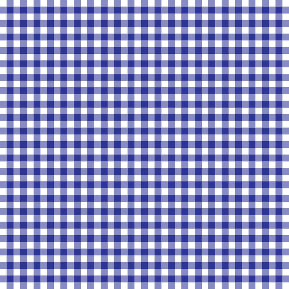 Blue tablecloth seamless pattern vector