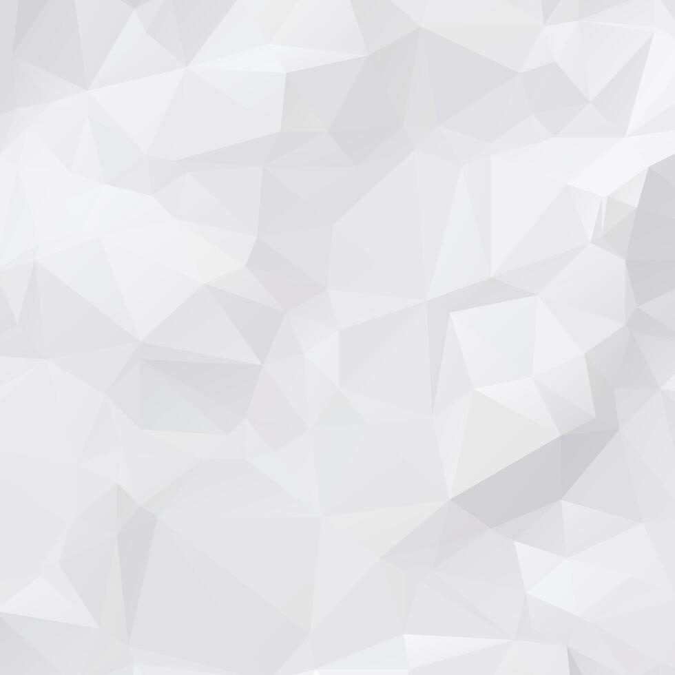 Abstract white polygon texture vector
