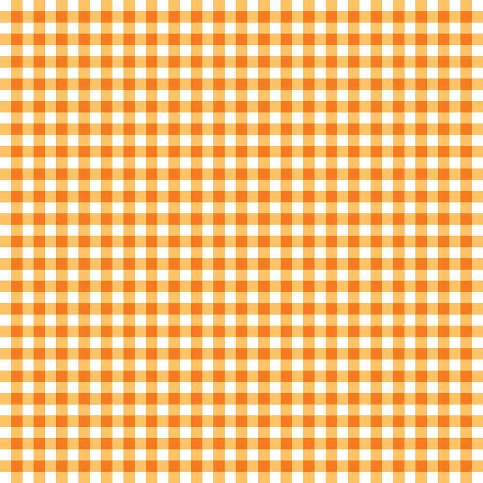 Orange tablecloth seamless pattern vector