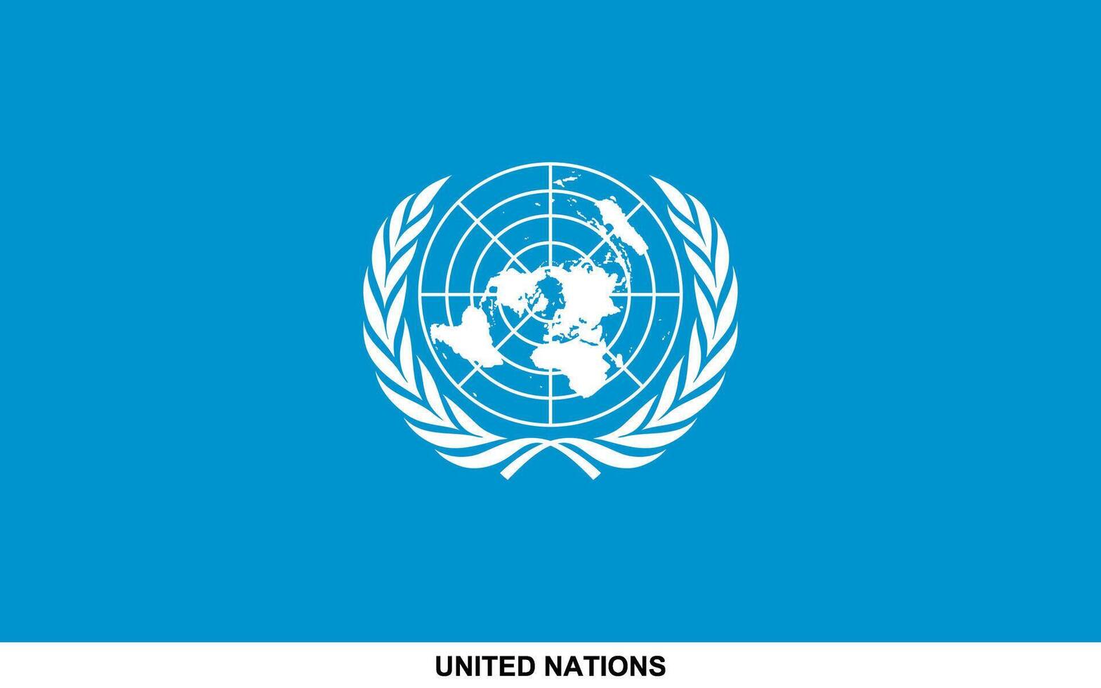 Flag of UNITED NATIONS, UNITED NATIONS flag vector