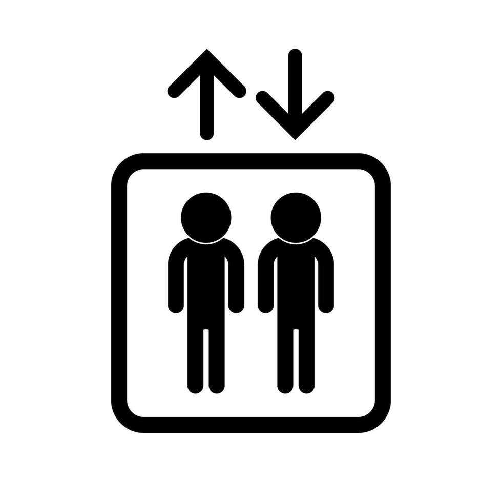 Elevator equipment icon. Lift equipment icon. vector