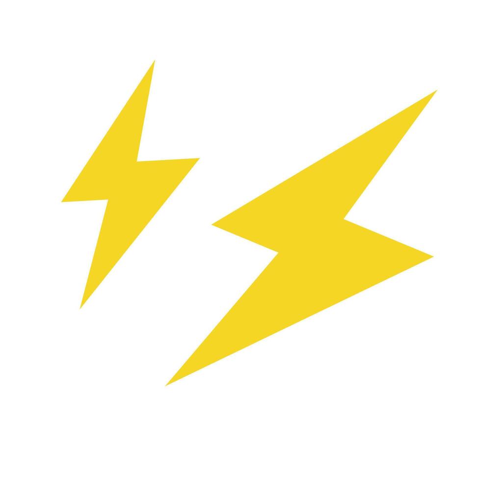 Electricity effect icon. Static electricity icon. vector