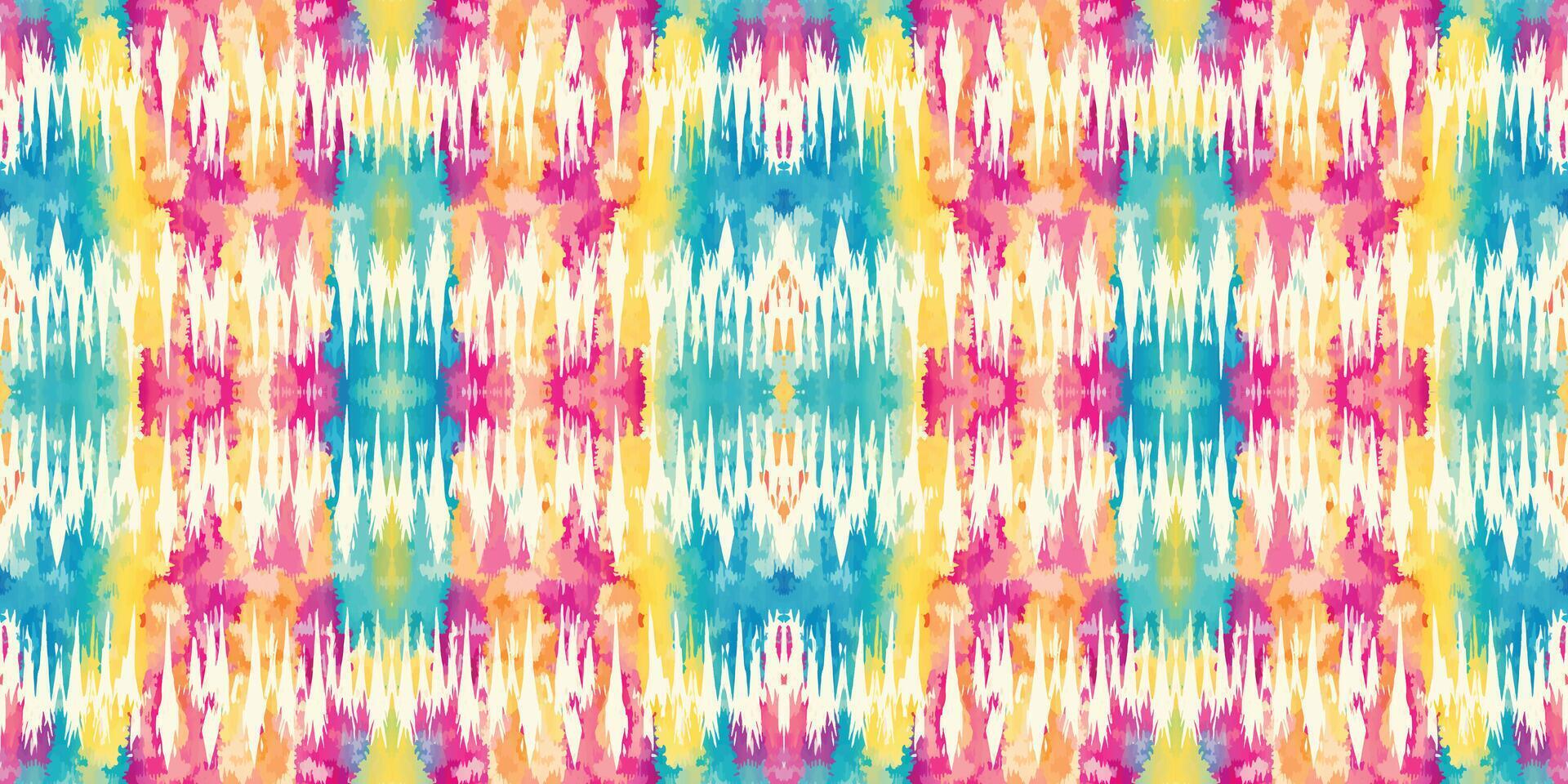 Seamless batik pattern,Seamless tribal batik pattern,and Seamless colorful pattern resemble ethnic boho, Aztec,and ikat styles.designed for use in wallpaper,fabric,curtain,carpet,Batik Embroidery vector