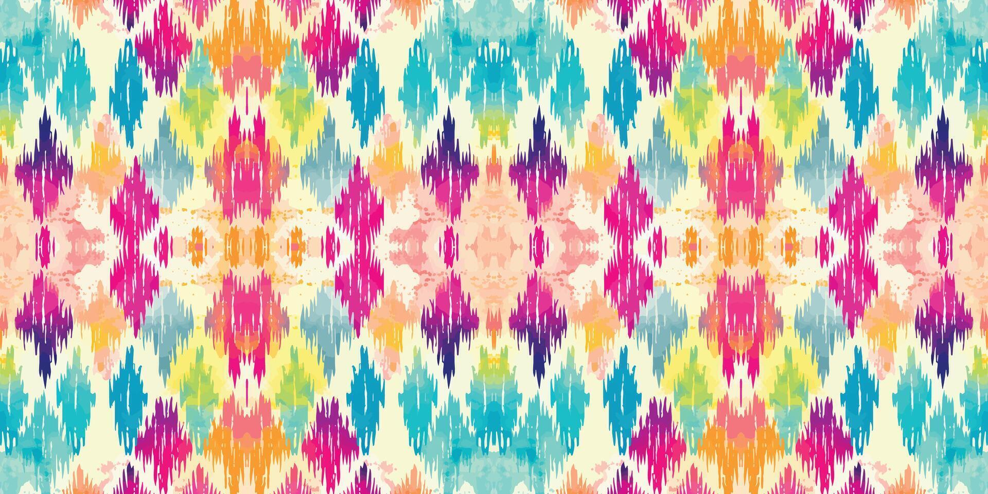 Seamless batik pattern,Seamless tribal batik pattern,and Seamless colorful pattern resemble ethnic boho, Aztec,and ikat styles.designed for use in wallpaper,fabric,curtain,carpet,Batik Embroidery vector