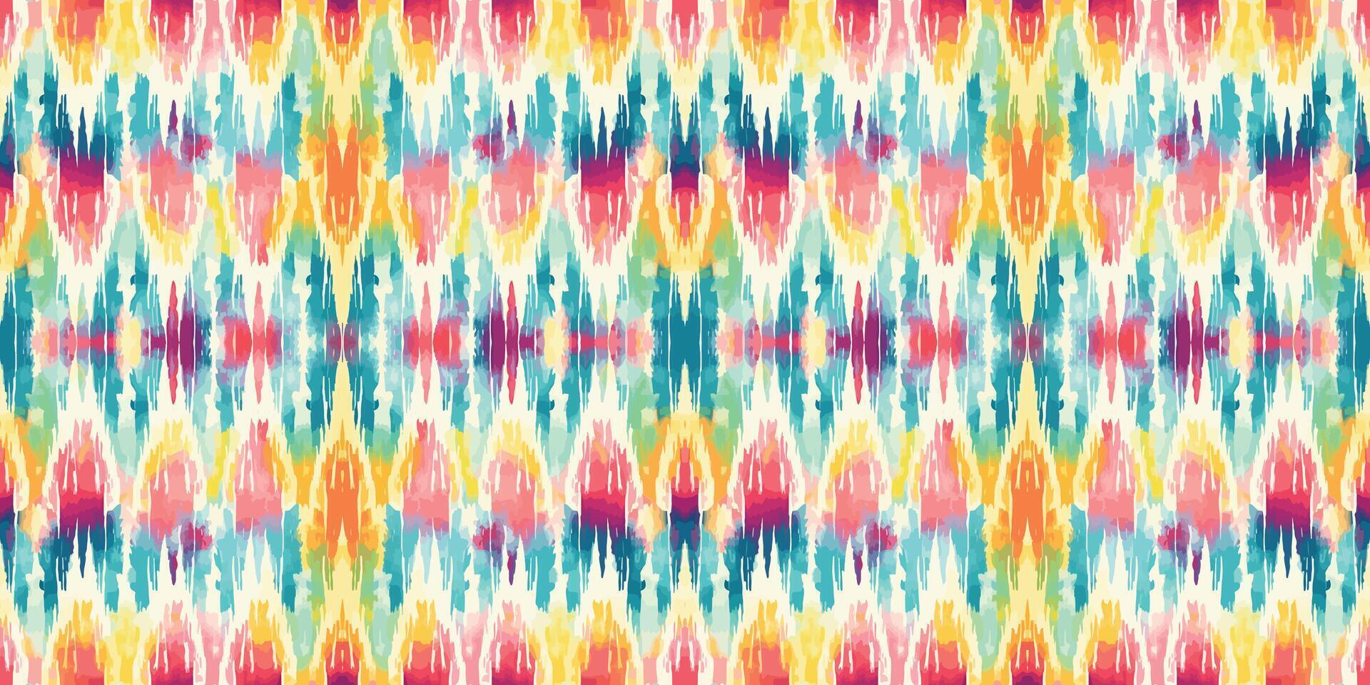 Seamless batik pattern,Seamless tribal batik pattern,and Seamless colorful pattern resemble ethnic boho, Aztec,and ikat styles.designed for use in wallpaper,fabric,curtain,carpet,Batik Embroidery vector